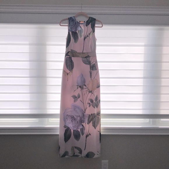 Ted Baker London distinguishing rose floral print gown - Picture 2 of 8